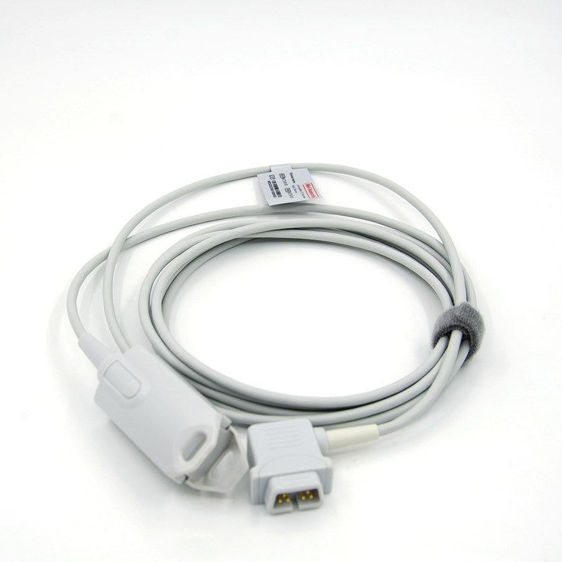 व्यावहारिक ग्रे पुनः प्रयोज्य पल्स ऑक्सीमीटर सेंसर, पुनः प्रयोज्य शिशु सिलिकॉन नरम टिप DRE रोगी मॉनिटर के लिए SpO2 सेंसर