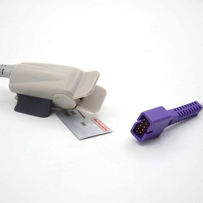 फिंगर क्लिप उच्च गुणवत्ता पोर्टेबल पल्स ऑक्सीमीटर Spo2 सेंसर वयस्क 9 पिन मल्टी फंक्शन