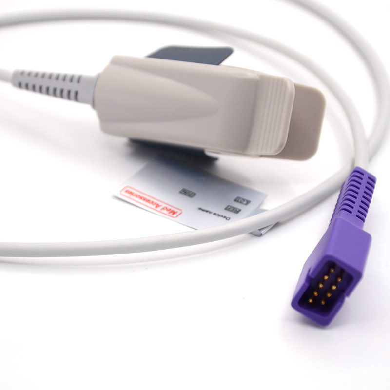 फिंगर क्लिप उच्च गुणवत्ता पोर्टेबल पल्स ऑक्सीमीटर Spo2 सेंसर वयस्क 9 पिन मल्टी फंक्शन