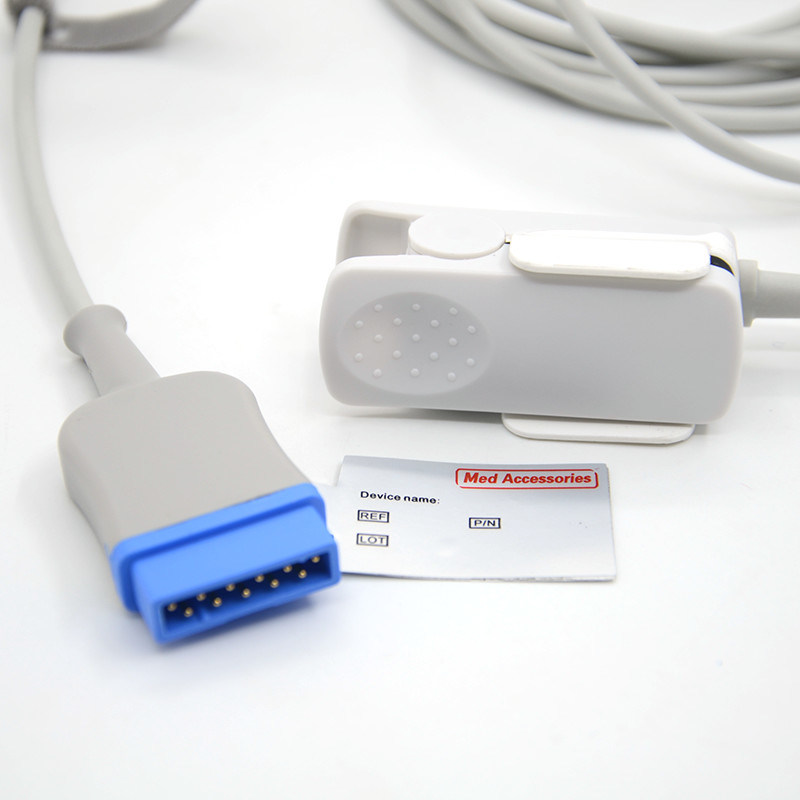 संगत जीई मार्क्वेट वयस्क उंगली Spo2 सेंसर 11 पिंसेंसर spo2