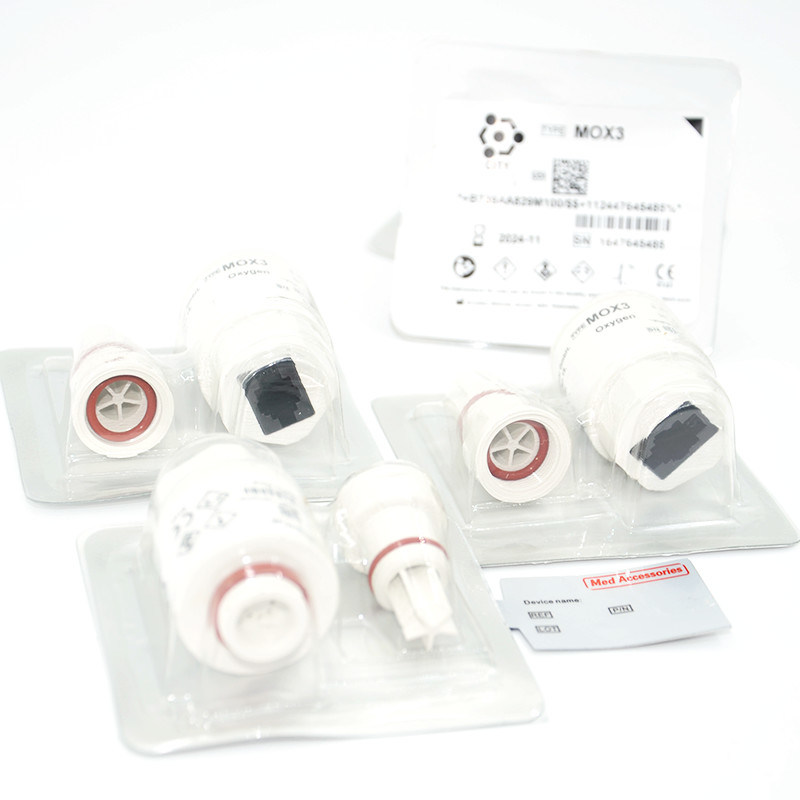 मेडिकल कॉम्यूटेबल टिकाऊ ऑक्सीजन सेंसर एनेस्थेसिया मशीन मेडिकल एमओएक्स-3 ऑक्सीजन सेंसर