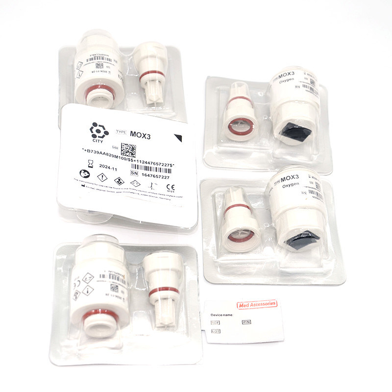 मेडिकल कॉम्यूटेबल टिकाऊ ऑक्सीजन सेंसर एनेस्थेसिया मशीन मेडिकल एमओएक्स-3 ऑक्सीजन सेंसर