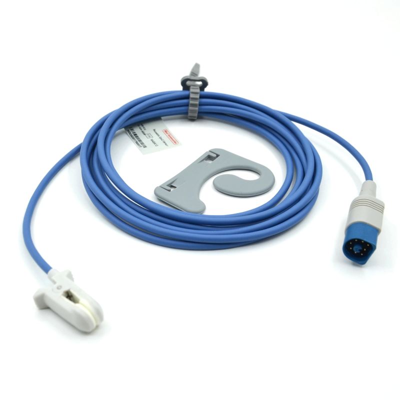 पुनः प्रयोज्य निर्माता मॉनिटर सहायक उपकरण संगत Philips SpO2 सेंसर वयस्क कान क्लिप