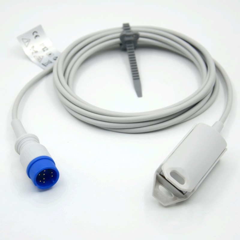 निर्माता मॉनिटर सहायक उपकरण पुनः प्रयोज्य वयस्क क्लिप संगत क्रिएटिव K12 SpO2 सेंसर