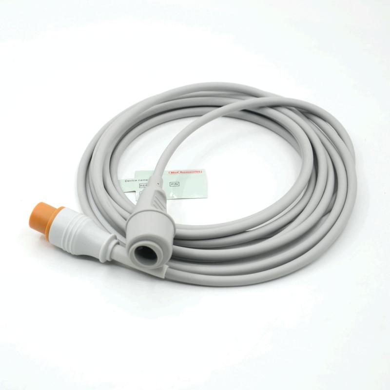 मेडिकल मॉनिटर सहायक उपकरण व्यावहारिक ग्रे रंग संगत फुकुडा से एडवर्ड मल्टी फंक्शन आईबीपी केबल