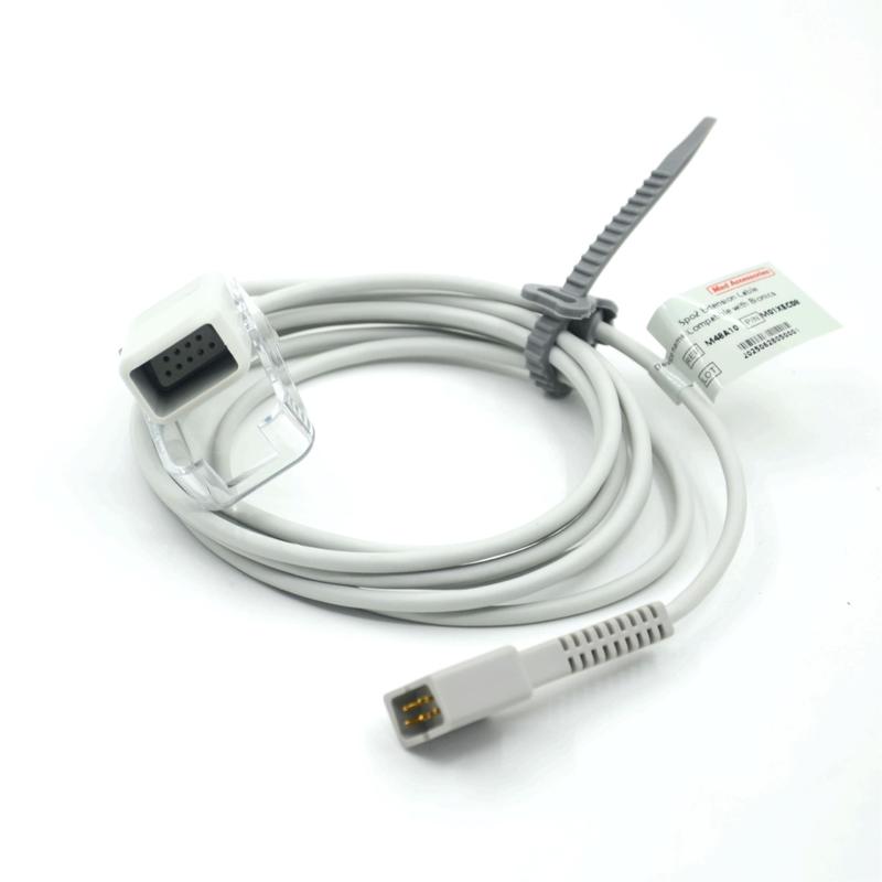 मेडिकल मॉनिटर संगत Bionicsto Nellcor SpO2 एडाप्टर केबल Spo2 एक्सटेंशन केबल