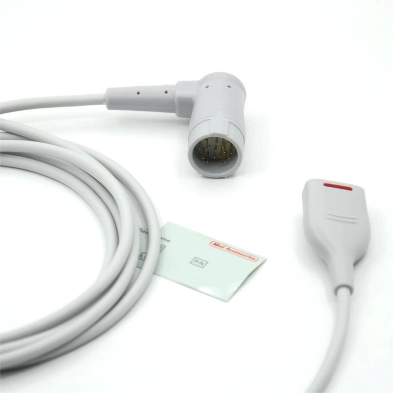 मेडिकल एक्सेसरीज संगत Philips to M SpO2 एडाप्टर केबल TPU Spo2 एक्सटेंशन केबल