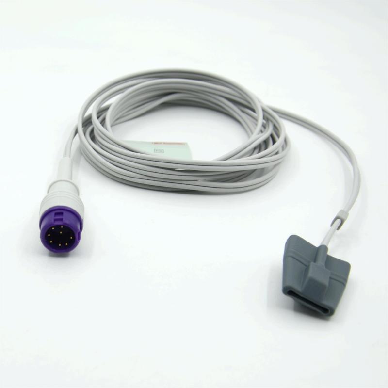 संगत Mindray Epm15 पुनः प्रयोज्य बाल रोग नरम निर्माता मॉनिटर सहायक उपकरण SpO2 सेंसर
