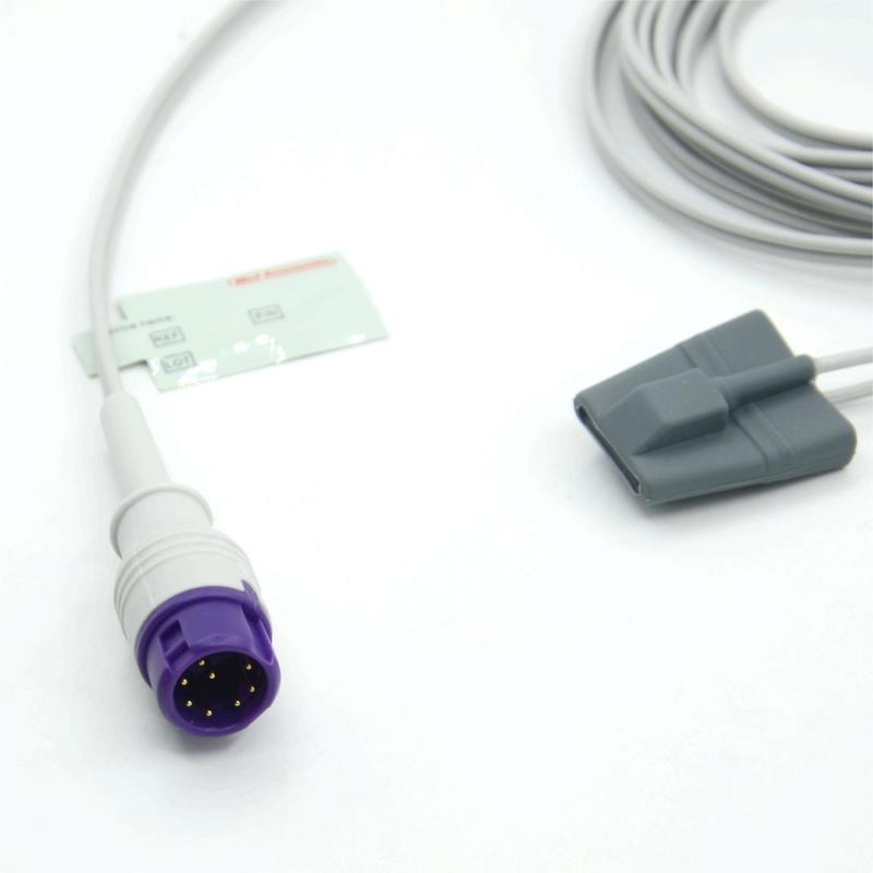 संगत Mindray Epm15 पुनः प्रयोज्य बाल रोग नरम निर्माता मॉनिटर सहायक उपकरण SpO2 सेंसर
