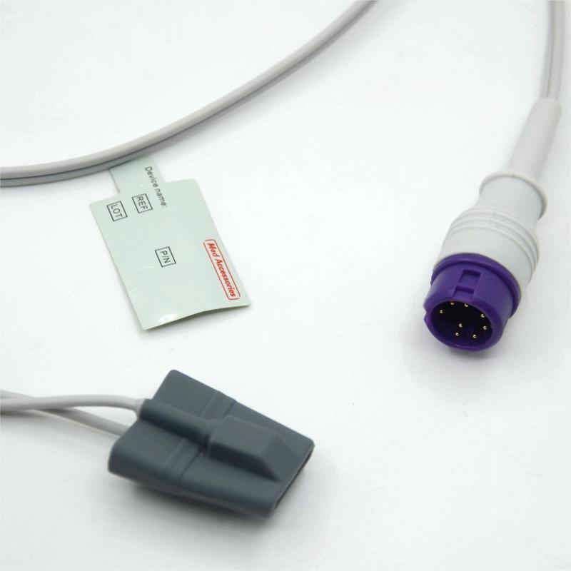 संगत Mindray Epm15 पुनः प्रयोज्य बाल रोग नरम निर्माता मॉनिटर सहायक उपकरण SpO2 सेंसर