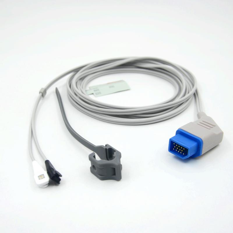 सहायक उपकरण SpO2 सेंसर संगत निहोन कोहेन पुनः प्रयोज्य बहु-साइट निर्माता मॉनिटर